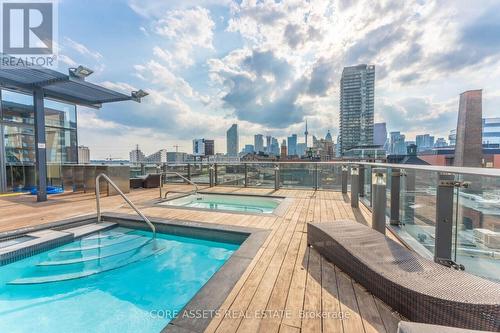 806 - 70 Distillery Lane, Toronto, ON - Outdoor With In Ground Pool With View