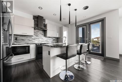 7832 Sagebrush Crescent, Regina, SK - Indoor Photo Showing Kitchen With Stainless Steel Kitchen With Upgraded Kitchen