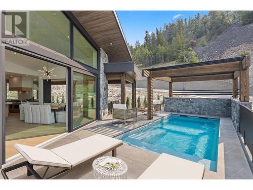 9857 Beacon Hill Drive, Lake Country, BC - Outdoor With In Ground Pool With Deck Patio Veranda With Exterior