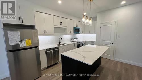 59 - 3900 Savoy Street W, London, ON - Indoor Photo Showing Kitchen With Double Sink With Upgraded Kitchen