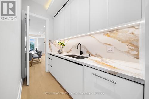 68 Lynnhaven Road, Toronto, ON - Indoor Photo Showing Kitchen With Double Sink