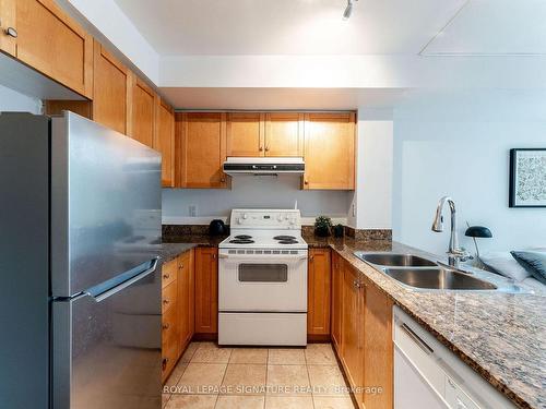 219-323 Richmond St E, Toronto, ON - Indoor Photo Showing Kitchen With Double Sink