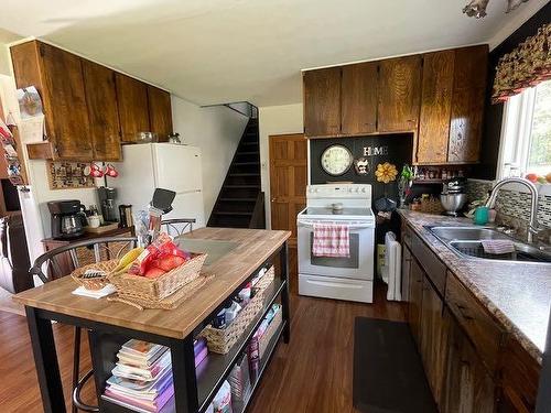 111 Northshore Road, Dryden, ON - Indoor Photo Showing Kitchen With Double Sink