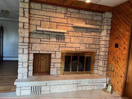 2187 Hwy 602, Fort Frances, ON - Indoor Photo Showing Living Room With Fireplace