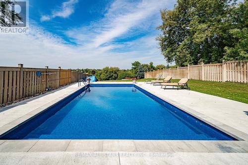 22 Mitchell Avenue, Whitchurch-Stouffville, ON - Outdoor With In Ground Pool With Backyard