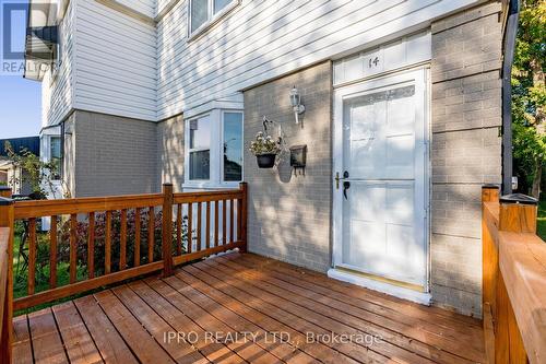 14 Tindale Road, Brampton, ON - Outdoor With Deck Patio Veranda With Exterior