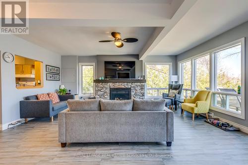 198 Centennial Lane, Trent Hills, ON - Indoor Photo Showing Living Room With Fireplace