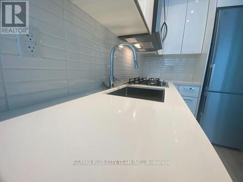 208 - 195 Mccaul Street, Toronto, ON - Indoor Photo Showing Kitchen With Stainless Steel Kitchen With Upgraded Kitchen