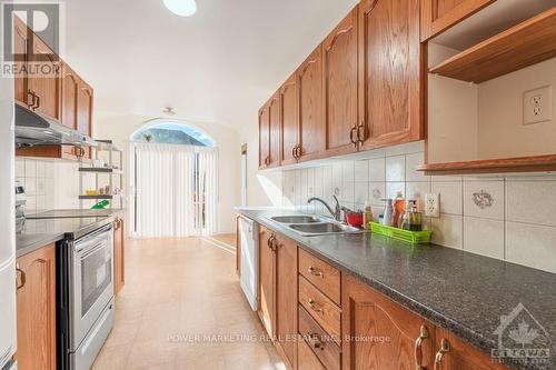 12 Fairpark Drive, Ottawa, ON - Indoor Photo Showing Kitchen With Double Sink