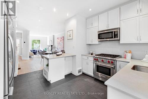 11 Bertmount Avenue, Toronto, ON - Indoor Photo Showing Kitchen With Upgraded Kitchen