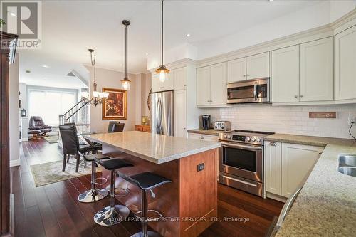 2426 The Promenade, Oakville, ON - Indoor Photo Showing Kitchen With Stainless Steel Kitchen With Double Sink With Upgraded Kitchen