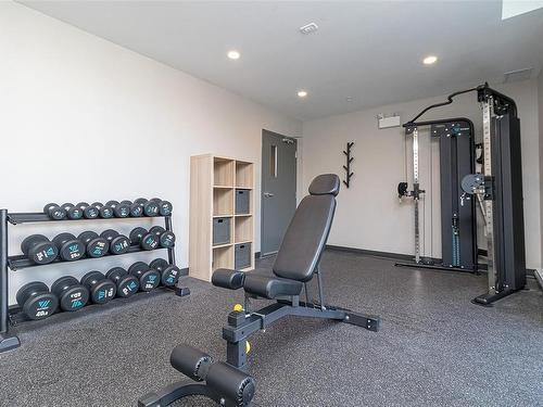 505-1361 Goldstream Ave, Langford, BC - Indoor Photo Showing Gym Room