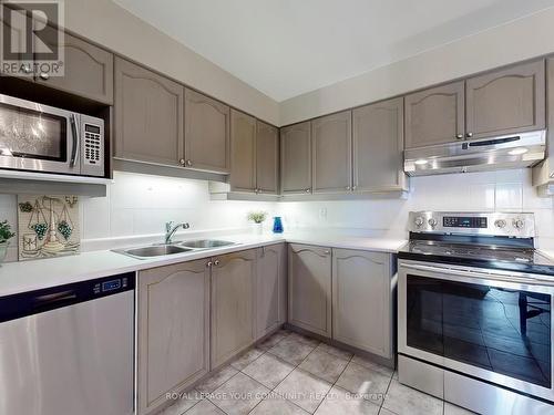 605 - 7373 Martin Grove Road, Vaughan, ON - Indoor Photo Showing Kitchen With Double Sink