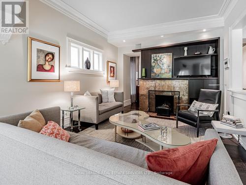 20 Howland Avenue, Toronto, ON - Indoor Photo Showing Living Room With Fireplace