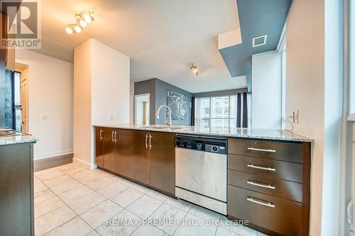 1404 - 1 Scott Street, Toronto, ON - Indoor Photo Showing Kitchen