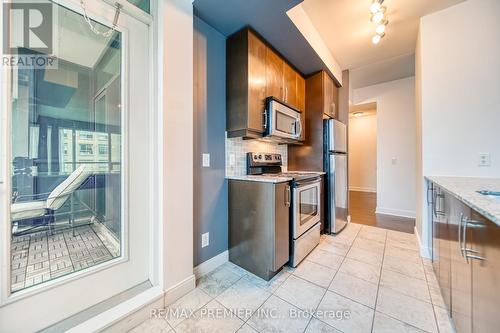 1404 - 1 Scott Street, Toronto, ON - Indoor Photo Showing Kitchen With Stainless Steel Kitchen