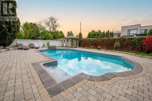 12 Gosling Road, Vaughan, ON - Outdoor With In Ground Pool With Deck Patio Veranda With Backyard