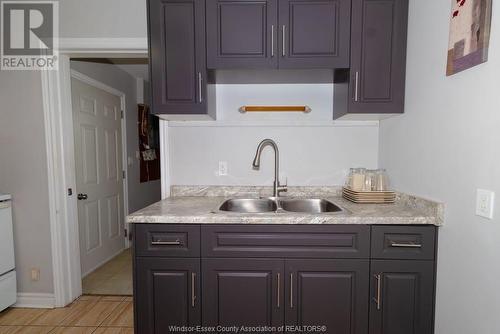 1633 Parent, Windsor, ON - Indoor Photo Showing Kitchen With Double Sink