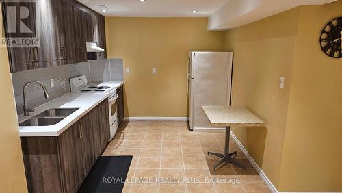 Bsmt - 16 Gamson Crescent, Brampton, ON - Indoor Photo Showing Kitchen With Double Sink