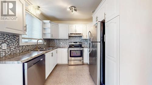 18 Lady Anne Place, Mount Pearl, NL - Indoor Photo Showing Kitchen With Stainless Steel Kitchen With Double Sink With Upgraded Kitchen