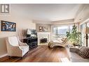 3767 Brown Road Unit# 307, West Kelowna, BC  - Indoor Photo Showing Living Room With Fireplace 