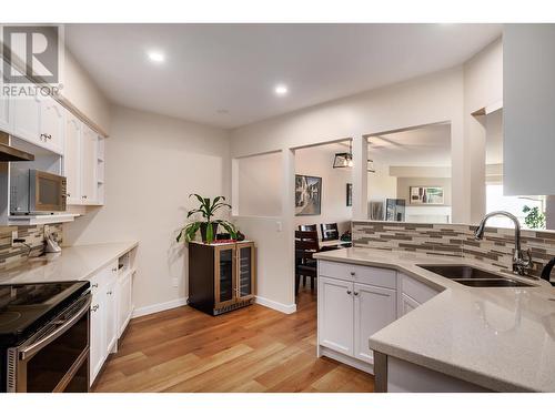 3767 Brown Road Unit# 307, West Kelowna, BC - Indoor Photo Showing Kitchen With Double Sink With Upgraded Kitchen