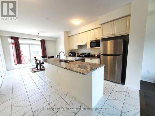 63 Holder Drive, Brantford, ON - Indoor Photo Showing Kitchen With Stainless Steel Kitchen With Double Sink