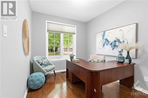 Bright home office with large windows, hardwood floors, that create the perfect environment for productivity and focus. - 316 Eckerson Avenue, Ottawa, ON - Indoor Photo Showing Other Room