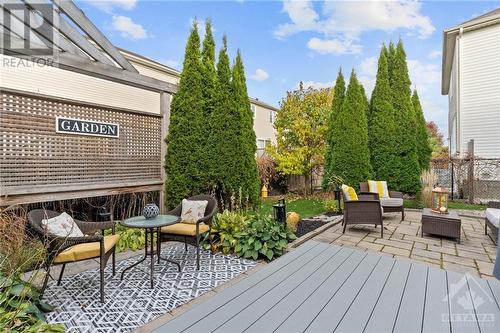 Gorgeous outdoor oasis for unwinding after a long week and for entertaining friends and family. - 316 Eckerson Avenue, Ottawa, ON - Outdoor With Deck Patio Veranda With Exterior