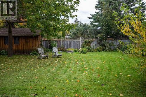 North Side Yard on Minnesota Street - 491 Minnesota Street, Collingwood, ON - Outdoor With Backyard