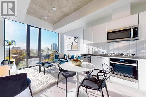 723 - 195 Mccaul Street, Toronto, ON - Indoor Photo Showing Kitchen With Stainless Steel Kitchen With Upgraded Kitchen