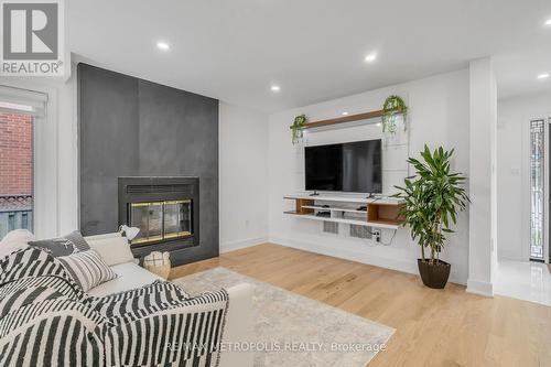 1028 Moorelands Crescent, Pickering, ON - Indoor Photo Showing Living Room With Fireplace