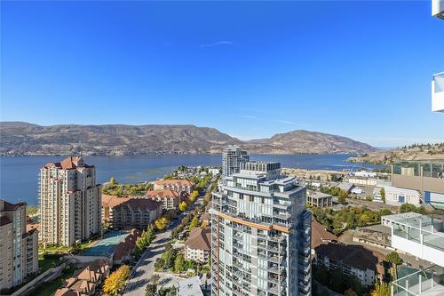 2505-1181 Sunset Drive, Kelowna, BC - Outdoor With Body Of Water With View