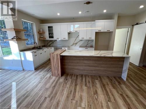 40 Masson Lane, Callander, ON - Indoor Photo Showing Kitchen With Double Sink