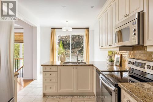 2130 Emily Circle, Oakville, ON - Indoor Photo Showing Kitchen With Stainless Steel Kitchen With Double Sink