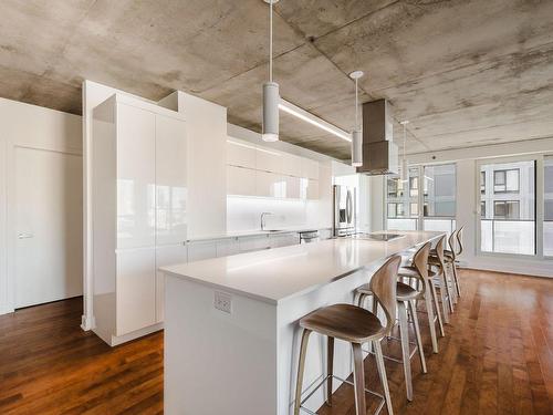 Kitchen - 1209-235 Rue Peel, Montréal (Le Sud-Ouest), QC - Indoor Photo Showing Kitchen With Upgraded Kitchen