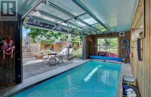 17 Cumberland Drive, Mississauga, ON - Indoor Photo Showing Other Room With In Ground Pool