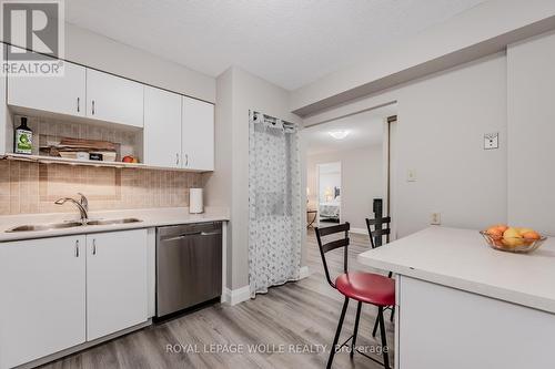 306 - 3227 King Street E, Kitchener, ON - Indoor Photo Showing Kitchen With Double Sink