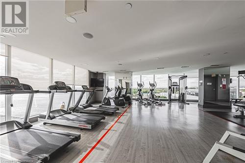 GYM - 11 Bronte Road Unit# 503, Oakville, ON - Indoor Photo Showing Gym Room