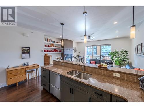 5803 Lakeshore Drive Unit# 13, Osoyoos, BC - Indoor Photo Showing Kitchen With Double Sink