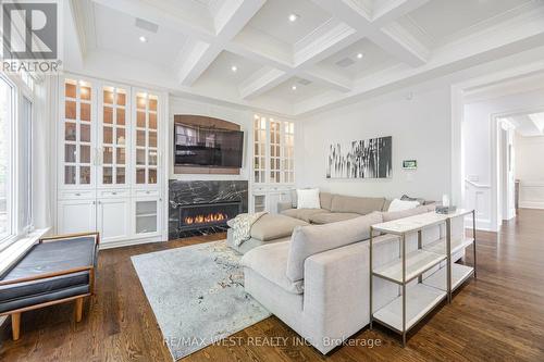 48 Nipigon Avenue, Toronto, ON - Indoor Photo Showing Other Room With Fireplace