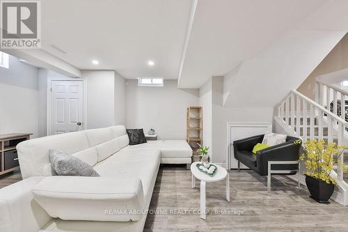 2185 Sutton Drive, Burlington, ON - Indoor Photo Showing Basement With Fireplace