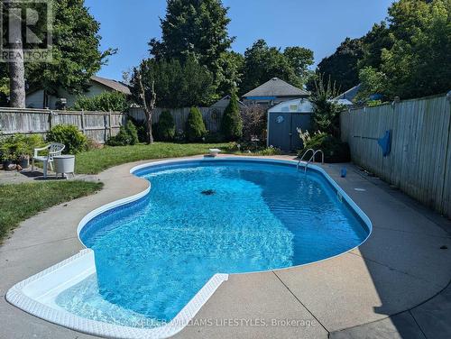 Pool - Main - 92 Price Street, London, ON - Outdoor With In Ground Pool With Backyard