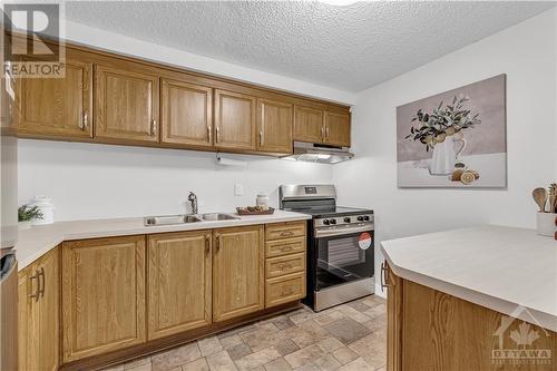 158B Mcarthur Avenue Unit#1906, Ottawa, ON - Indoor Photo Showing Kitchen With Double Sink