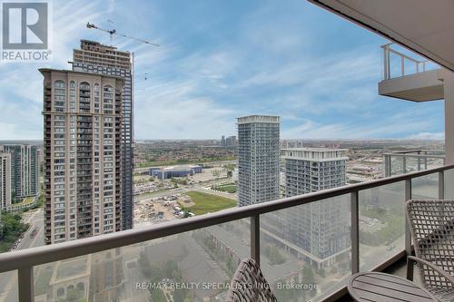 2806 - 388 Prince Of Wales Drive, Mississauga, ON - Outdoor With Balcony With View With Exterior