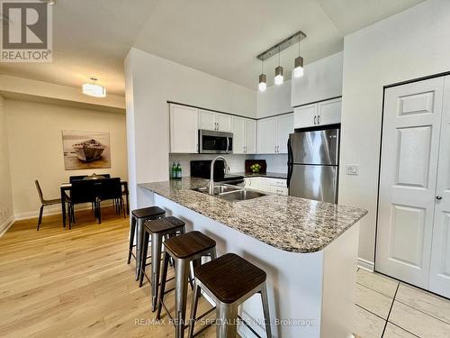 2806 - 388 Prince Of Wales Drive, Mississauga, ON - Indoor Photo Showing Kitchen With Stainless Steel Kitchen With Double Sink With Upgraded Kitchen