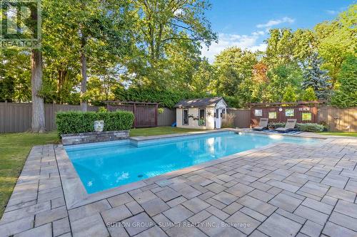 1195 Crestdale Road, Mississauga, ON - Outdoor With In Ground Pool With Backyard