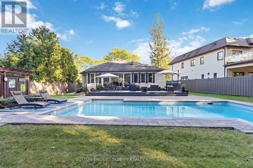 1195 Crestdale Road, Mississauga, ON - Outdoor With In Ground Pool With Deck Patio Veranda With Backyard