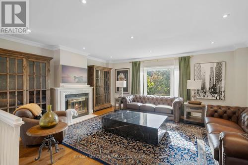 162 Banff Road, Toronto, ON - Indoor Photo Showing Living Room With Fireplace