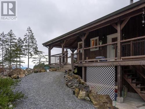 1837 Blubber Bay Rd, Texada Island, BC - Outdoor With Deck Patio Veranda